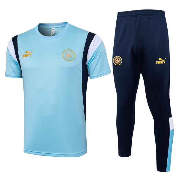 Camiseta Manchester City Conjunto Completo 2024/25 Azul